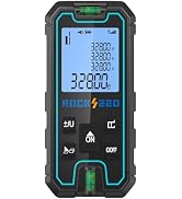 Laser Measure 165 Feet, RockSeed Portable Laser Distance Meter, Digital Distance Measurement with...