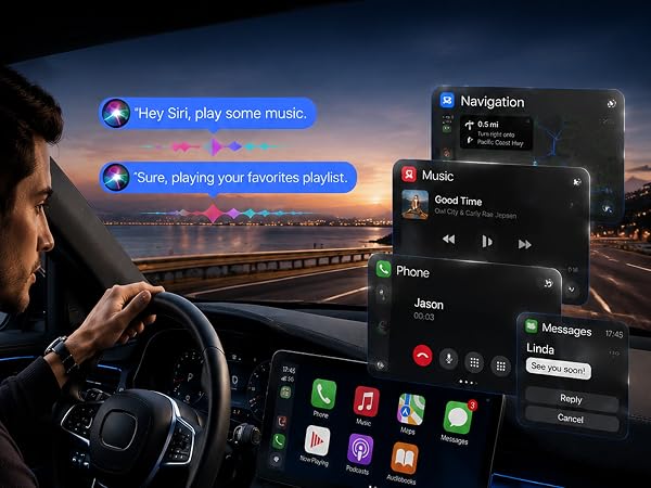 5s Auto Connect Wireless CarPlay Dongle Plug and Play Apple Car Play