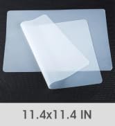 PABUSIOR Silicone Mats for Crafts: Translucent Liner, 11.4×11.4 In