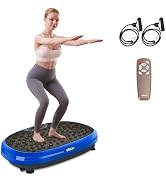 EILISON FitMaxx 3D XL Vibration Plate Exercise Machine - Whole Body Workout Vibration Platform w/...
