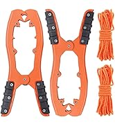 Beeplove Boat Kayak Anchor- Stainless Steel Anchor Grip with 5mm Paracord, Kayak Canoe Equipment ...