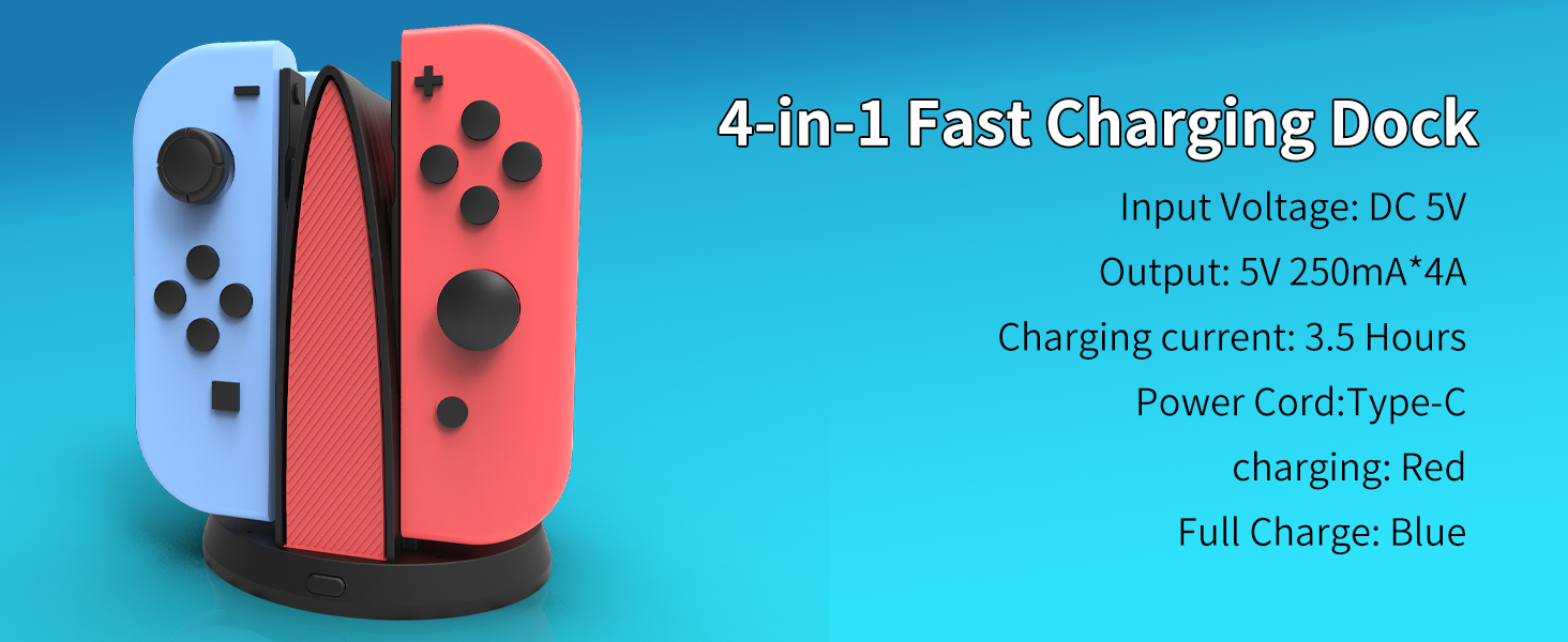 Controller Charging Dock for Nintendo Switch