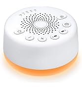 Sound Machine Easysleep White Noise Machine with 25 Soothing Sounds and Night Lights with Memory ...