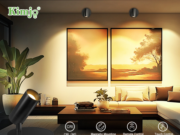 Plant spotlight indoor features a powerful 2600mAh rechargeable battery
