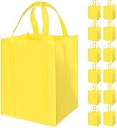 FF Uture 12 Pack Heavy Duty Reusable Grocery Bags - Large Shopping Totes Reinforced Handles, Hold...