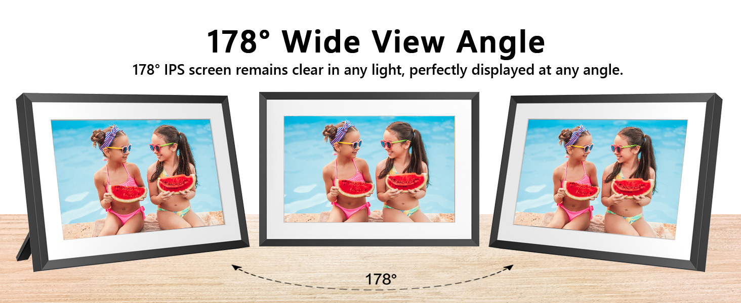 32GB FRAMEO 10.1 Inch WiFi Digital Photo Frame