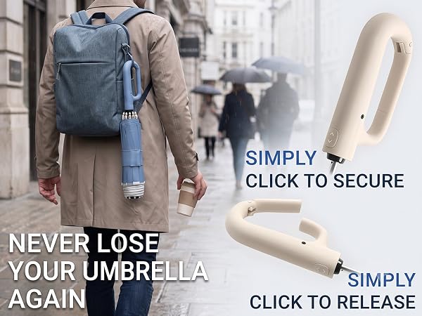 ring buckle umbrella windproof