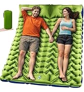 Oramoose Double Sleeping Pad, Ultralight 4in Extra-Thick for 2 Person with Built-in Pillow & Foot...