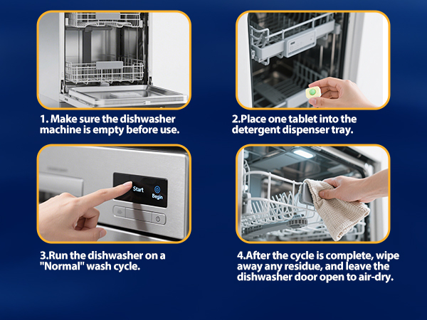 dishwasher cleaner tablets dishwasher machine cleaner tabs pods dish washer cleaning deodorizer