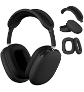 Maxjoy for AirPods Max Case, Soft Silicone Ear Cups Cover/Ear Pad Case Cover/Headband Cover for A...