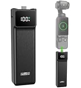 Battery Handle for DJI Osmo Pocket 3, Portable Battery Pack Pocket 3 Accessories, 5000mAh, 22.5W ...