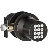 Keypad Door Lock with Handle, Keyless Entry Door Lock, Door Knob with Keypad, Door Lock for Bedro...