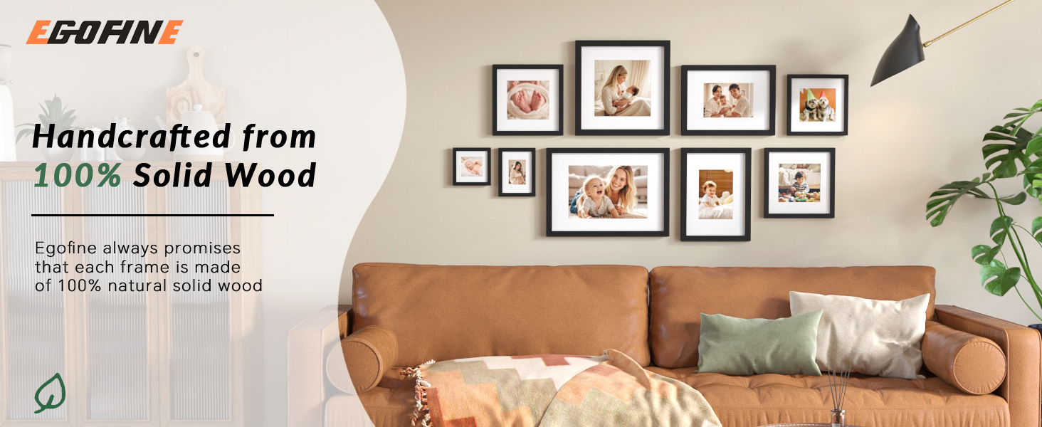solid wood picture frame