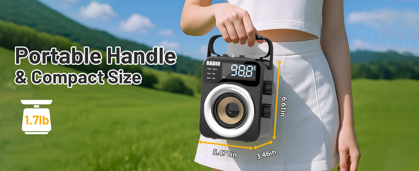 Radio Portable AM FM WB SW