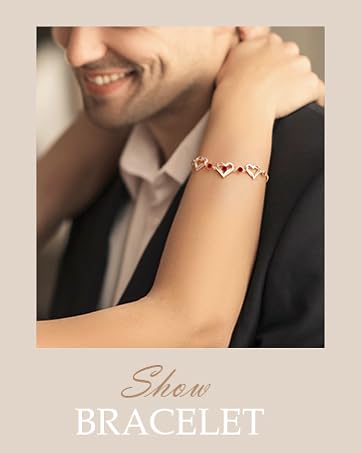 Birthstone Heart Bracelet