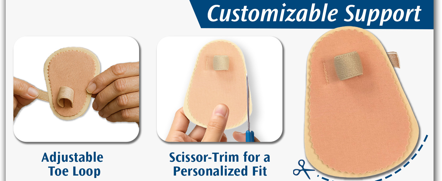 PediFix Toe Straightener Adjustable and Trimmable Support