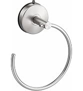 DGYB Suction Cup Hand Towel Ring Brushed Nickel Hand Towel Holder for Bathroom Wall SUS 304 Stain...