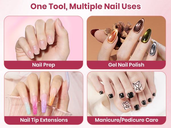 Gel Polish Removal, Acrylic Dip Nails, Cuticle Care, Prep, DIY Manicure Pedicure Tools at Home