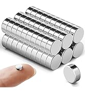 60Pack Small Magnets Mini Magnets Multi-use Refrigerator Small Neodymium Magnets Premium Fridge M...