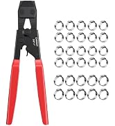 CAMWAY PEX Crimping Tool Cinch Stainless Steel Clamps 3/8 to 1-Inch,Tightly Crimper Quick Effortl...