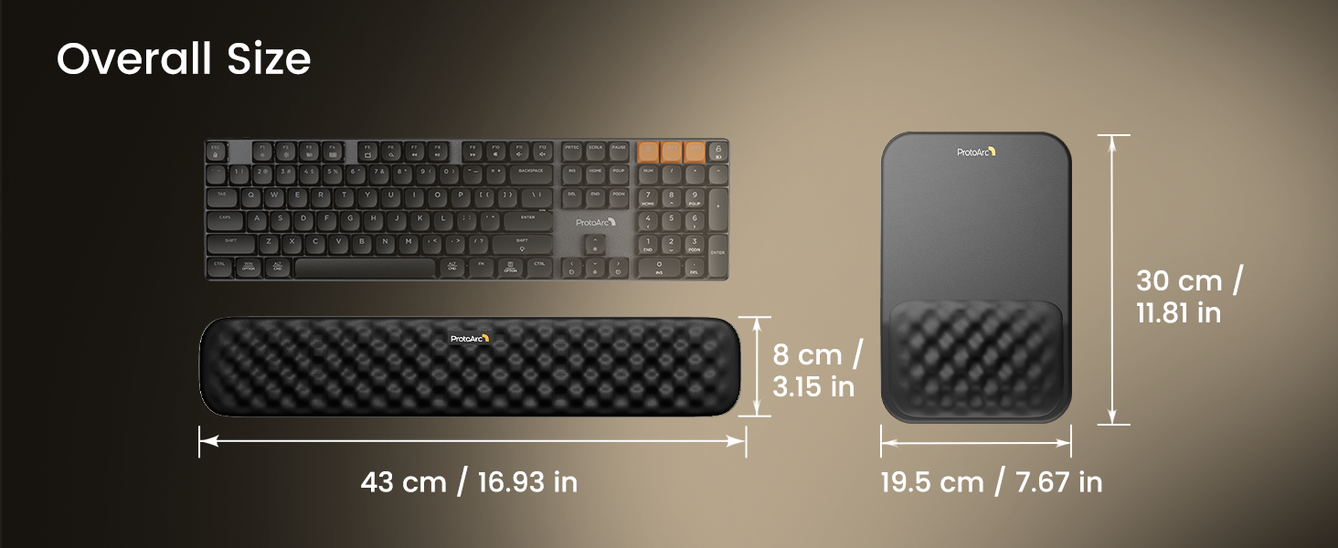 ergonomic mouse pad