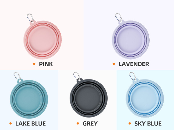 collapsibe dog bowls for outdoor