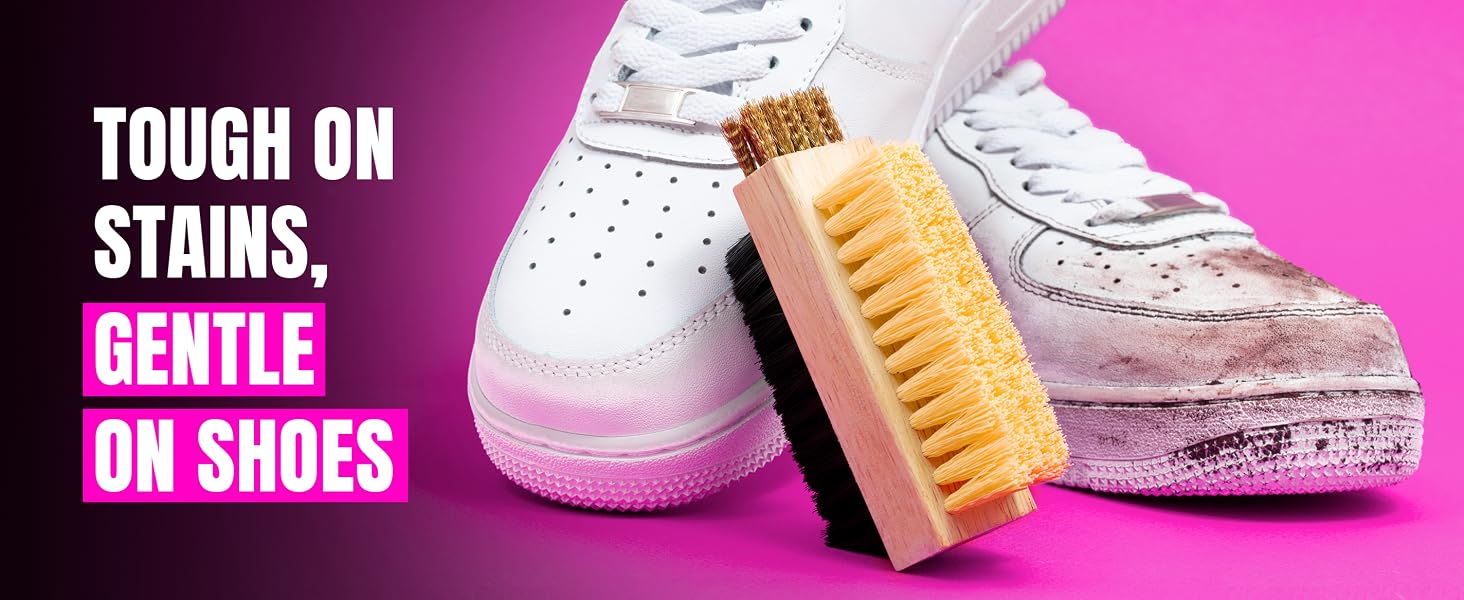 A shoe brush that doesn's damage shoes