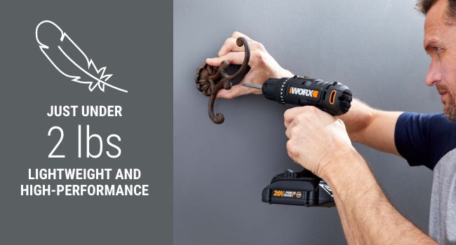 worx wx108L 20V power share drill driver