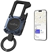 Keychain, Works with Apple Find My, Heavy Duty Keychain Bottle Opener, Carabiner Car Key Chains w...