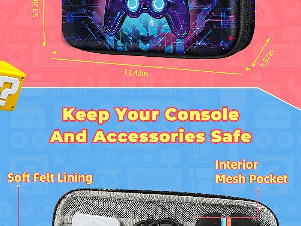 Gurgitat for Nintendo Switch 2 Carrying Case for Teen Boys