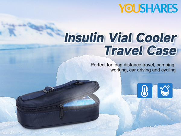 insulin cooler travel case medical vials ice pack tsa approved diabetic medication pen