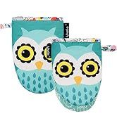 Alselo Mini Oven Mitts,2pk - Silicone Little Kitchen Gloves, Heat Resistant with Non-Slip Grip an...