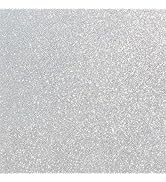 Finnez Electrostatic Window Film | Sparkling Frosted Glass Privacy | No Glue, Reusable | Easy DIY...