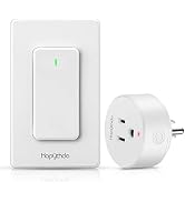HAPYTHDA Remote Control Outlet, Wireless Wall Mounted Light Switch, Electrical Remote Outlet for ...