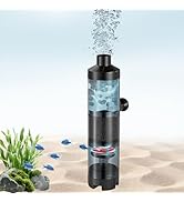Carefree Fish Aquarium Sponge Bubble Filter with Fish Poops Collector Quiet for 10~60Gal Fish Tan...