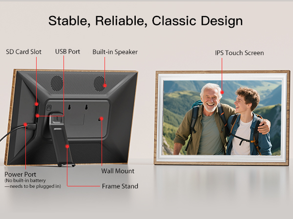 frameo digital frame wifi picture photo video share moment from phone