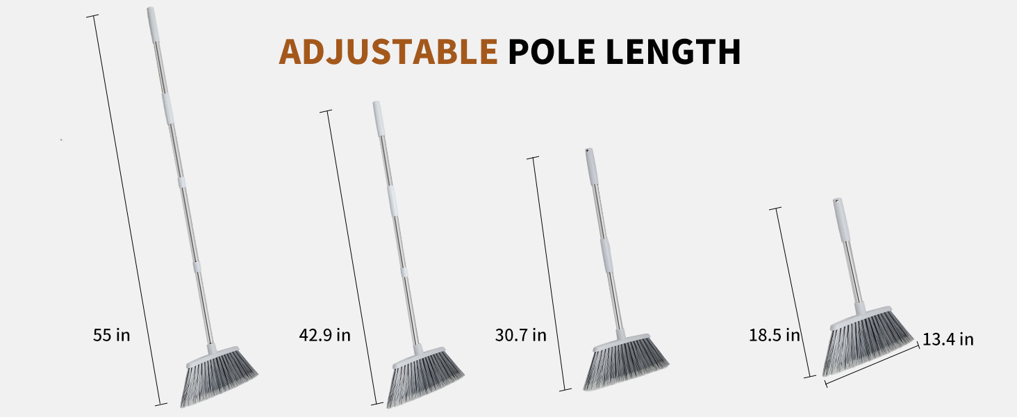 adjustable broom pc