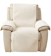 Huierxun Luxury Sherpa Fleece Recliner Chair Cover Non Slip Backing Fuzzy Fluffy Reclining Couch ...