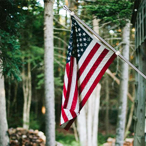 house flag pole