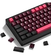 Womier Double Shot PBT Keycaps Set 138 Keys, Cherry Profile Custom Keycaps 60 65 75 100 Percent f...