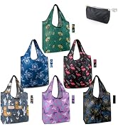 BeeGreen Animals Reusable Grocery Bags Bees Turtles Flamingo Peacock Alpaca Butterfly Lovers Gift...