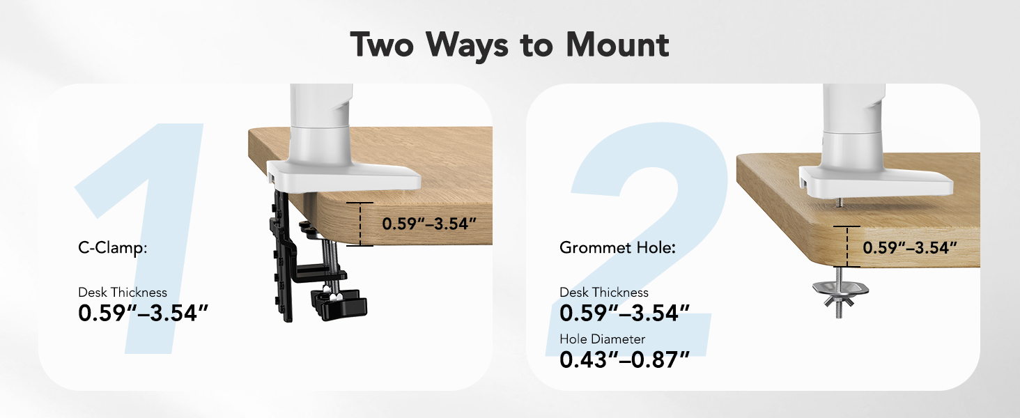 Two Ways to Mount