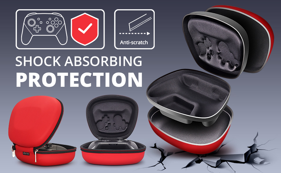 nintendo switch pro controller travel storage case