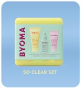BYOMA So Clear Set - Barrier Repair Skincare Set for Acne Prone Skin - Creamy Jelly Cleanser, Cla...