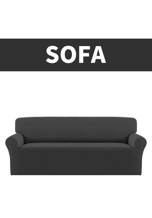 Fleece sofa slipcover