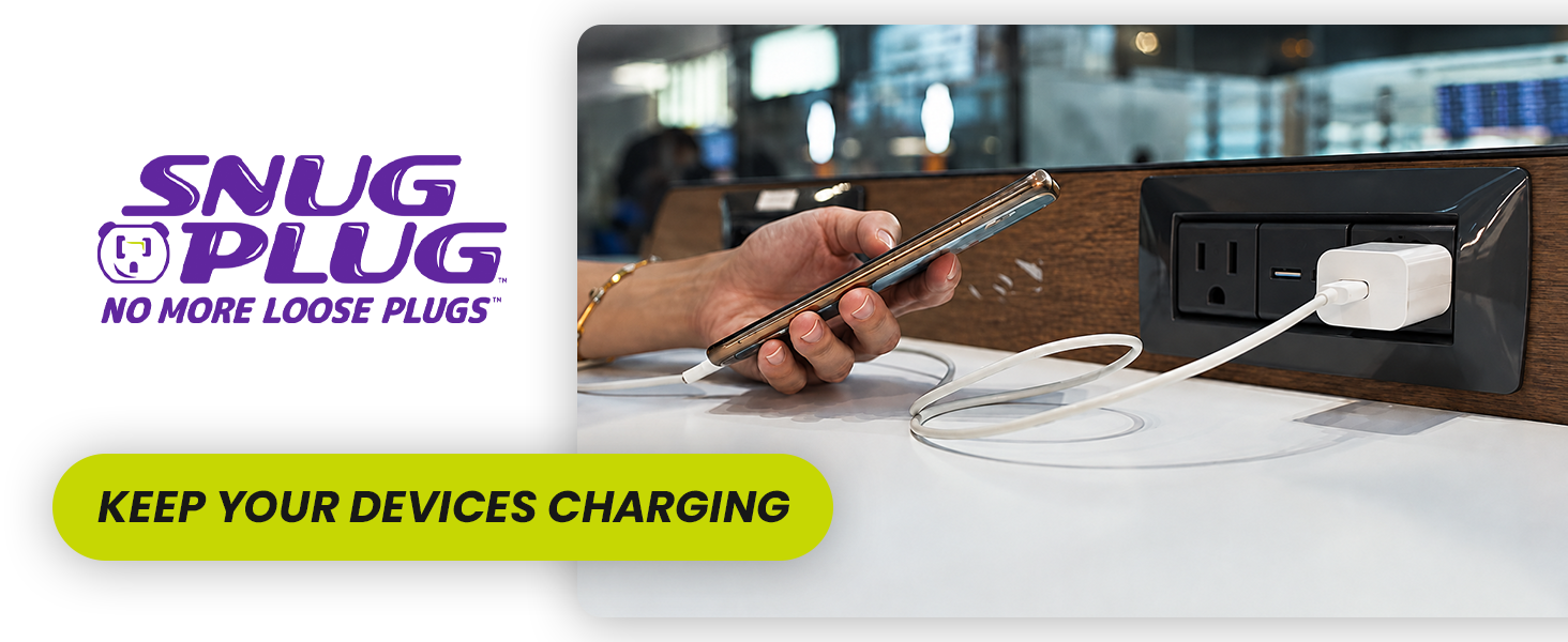 snug plug no more loose plugs keep your devices charging