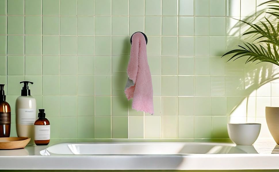 Upgrade your bathroom with these versatile and stylish suction cup hooks