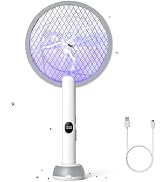 YISSVIC Electric Fly Swatter Bug Zapper Racket 4000V