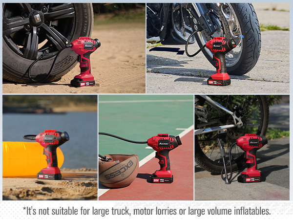 Multifunction Tire Inflator - Multiple Use