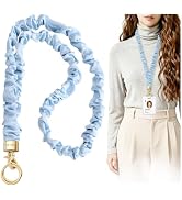 Glyven Scrunchie Lanyard for ID Badges